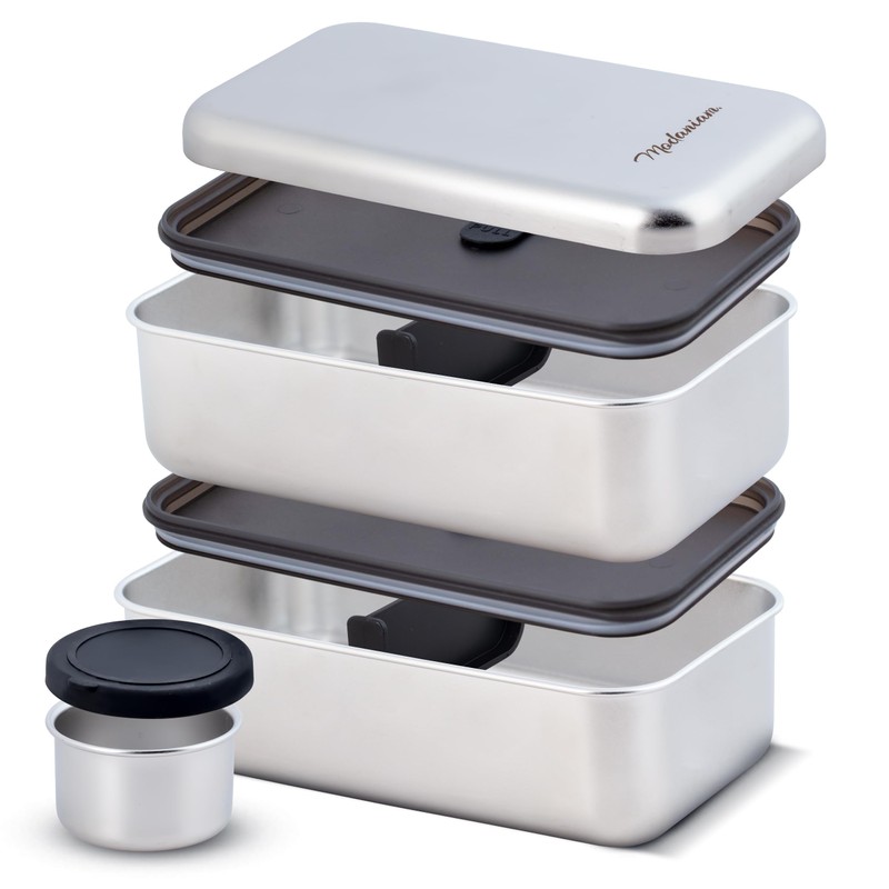 Modaniam Phoenix Stainless Steel Bento Box Adult |Stackable| Microwave safe