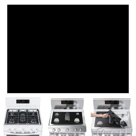 Linzuza Guards for Gas Stove Top Protector Covers 0.3mm Cuttable,Heat Resistance Burner Covers Stove Mat Protector，Safe Reusable Easy Cleanable Gas Guards Stove Covers for Gas Stove