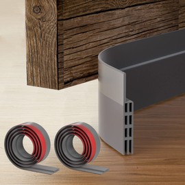 NANIWAAIYO 2 Pack Draft Excluder for Doors - Efficient and Soundproof Door Bottom Seal, Waterproof Draught Excluder for Energy Conservation and Wind Resistance