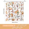 Lindameler Fall Pumpkin Shower Curtain for Bathroom, Autumn Fallen Maple