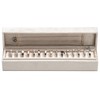 Akangbox Velvet Ring Box 15 Slots Ring Holder with Necklace