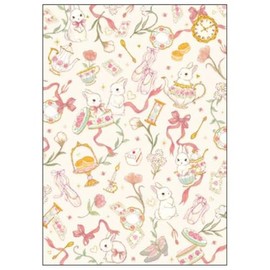 Takei Miki [Horizontal Ruled Notebook] A5 Notebook/Elegant Rabbit Animal