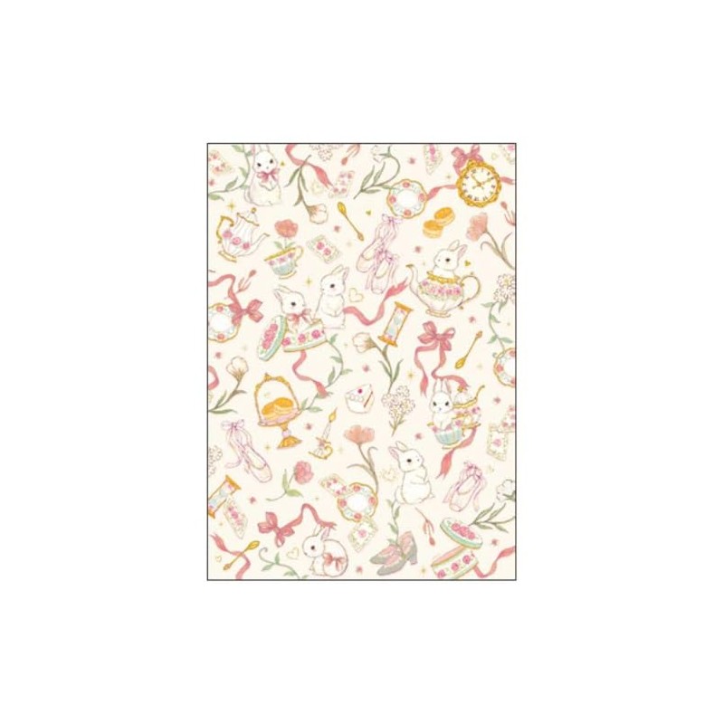 Takei Miki [Horizontal Ruled Notebook] A5 Notebook/Elegant Rabbit Animal