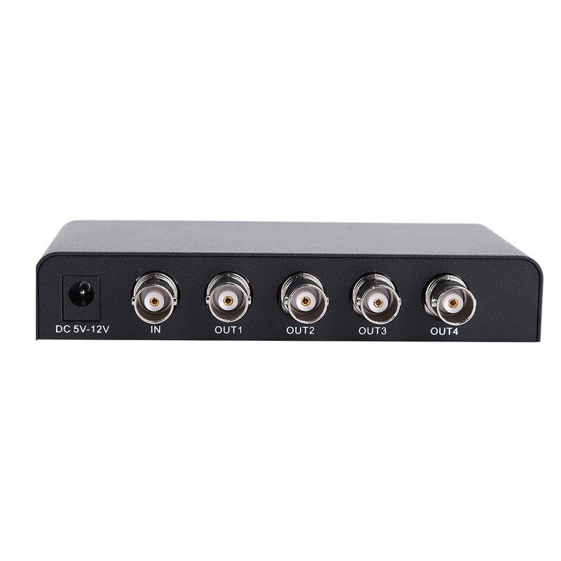 1x4 3G SDI Signal Splitter Video Converter 1 In 4