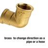 Gardena Brass Elbow with Female Thread: Elbow with 42 mm