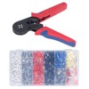 1800Pcs/Set Ferrule Crimping Tool Kit AWG 23‑7 Crimper Plier with