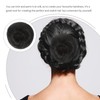 PACKOVE Synthetic Hair Bun Ring Set 2-Piece Chignon Wig Adjustable