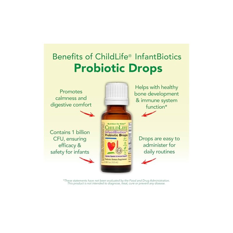 Childlife Essentials Infantbioticstm Probiotic Drops 0.36 Fluid Ounces (10.5 Ml)