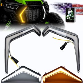 SLK-Lights RZR XP Center Tail Light, Rear Center Accent Lamp Taillight OEM Replacement for Polaris RZR XP 1000 Turbo Sportsman 1000 XP 2019 2020 2021 (Fang Light)