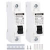 DIHOOL 60 Amp dc Circuit Breaker, 2pcs Solar Disconnect Switch