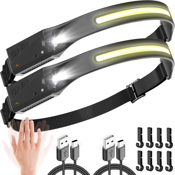 Flashlight Headlamp Rechargeable
