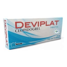 Deviplat Clopidogrel 75 Mg C/14 Tabletas Novag