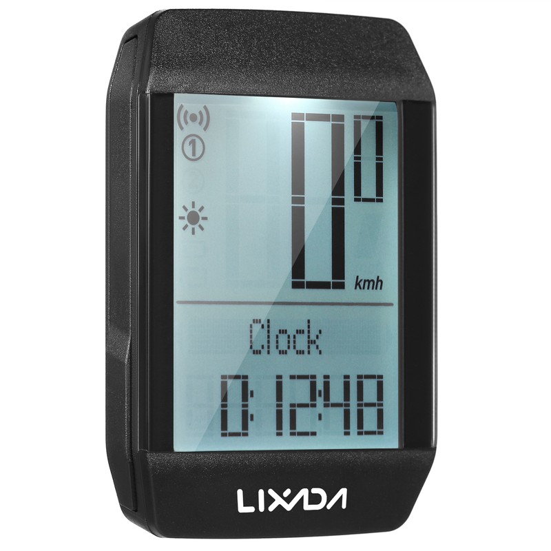 Lixada Wireless Bike Cycle Computer Waterproof Bicycle Speedometer Odometer with