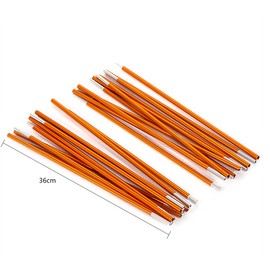 Poste de la Tienda Ajustable, 2 Piezas / Juego Reemplazo al Aire Libre Camping Aleación de Aluminio Barra de la Tienda Para 2 Personas Barra de Soporte de la Barra Poste Kit de Accesorios de la Tienda para Senderismo Camping