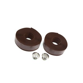 INFINAUTO 2pcs Brown Foam Anti Slip Handlebar Tape Bar Grip Wrap for Bike Stylish Design