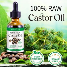 Aceite De Ricino Puro | Cuidado Cabello Y Cejas Hidratante