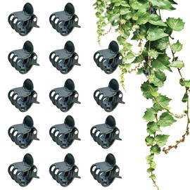 200 Pcs Plant Clips Plant Climbing Wall Clips Orchid Clips Plant Orchid Support Clips Plant Clips Orchid Support Flower and Vine for Supporting Stems Vines Grow Upright Dark Green Stem Clip