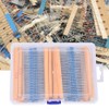 2600Pcs Metal Film Resistors Assortment Kits Set Durable Electronic Components