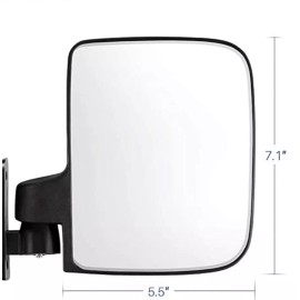 Unbranded Replacement Magnetic Tractor Mirror Glass And Frame Without Bracket Or Magnets.