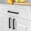 Amerdeco 10 Pack Matte Black knurled Cabinet Pulls 5 Inch