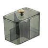 3 Grids Apothecary Jar Organizer, 1Pc 3-Section Cotton Ball Swabs