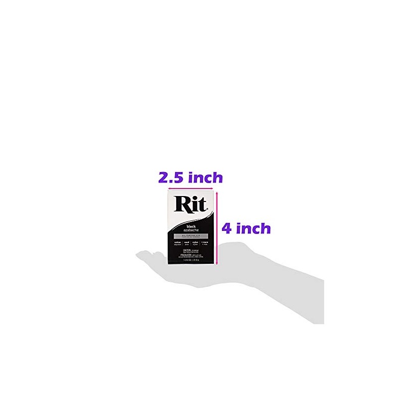 All Purpose Concentrated Rit Dye Powder Single Pack for Clothing,