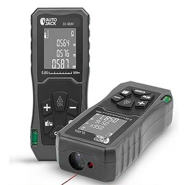 Autojack Handheld Digital Laser Point Distance Meter Area Volume Measuring Reference Adjusting Data Record Rangefinder 40m 131ft