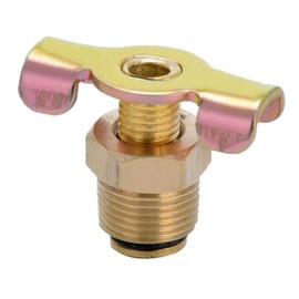 Milageto 3/8 Inch NPT Brass Drain Valve Air Compressor Drain Valve Tank Replacement Part