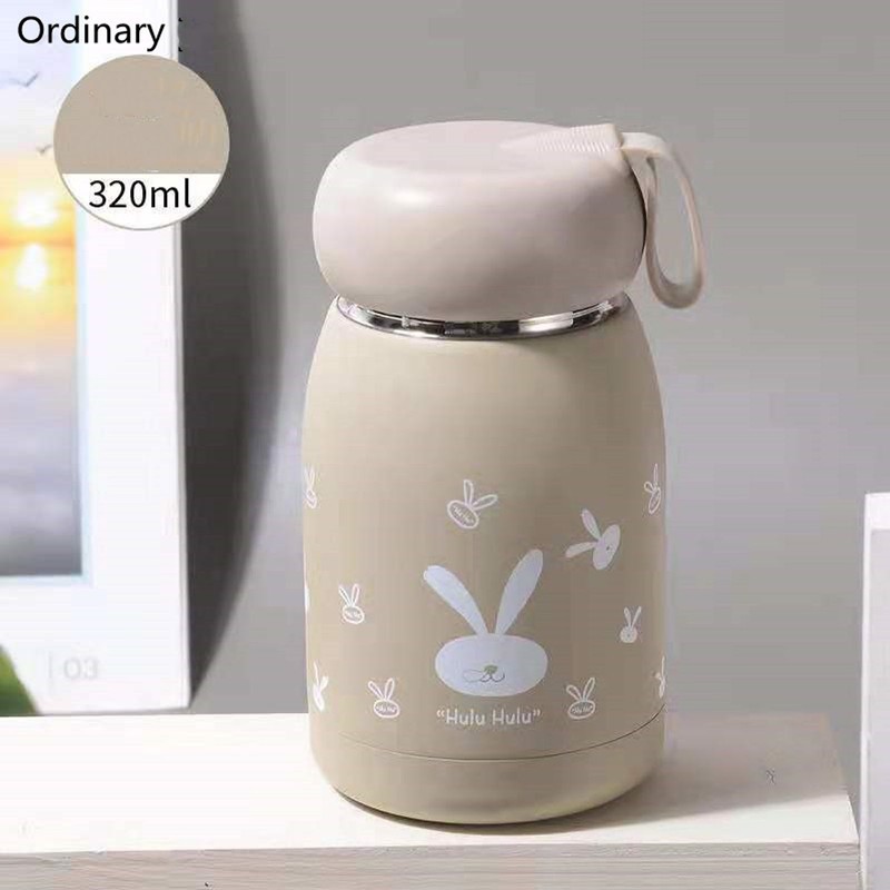 Children's Insulation Cup 12oz Double Wall Portable Rabbit Pattern Insulated