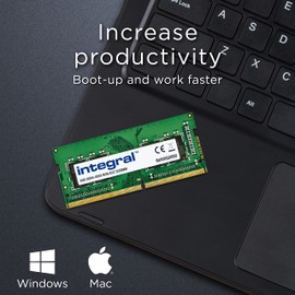 Integral RAM 8GB DDR4 3200MT/s(or 2933MT/s, 2666MT/s & 2400MT/s) SODIMM Laptop Notebook MacBook Memory