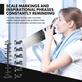 SEASEVEN 1L Water Bottle with Straw,Plastic Drinks Bottle,1 Litre Sports Water Bottles with Time Markings,Girls Boys Waterbottle Leak-Proof & Bpa-Free for Gym,Cycling, Office, Outdoor