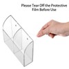 BTSKY Wall Mount Acrylic Remote Control Holder Clear Media Storage