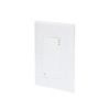 iGOTO PB512 Placa con 1 apagador de escalera, Color blanco