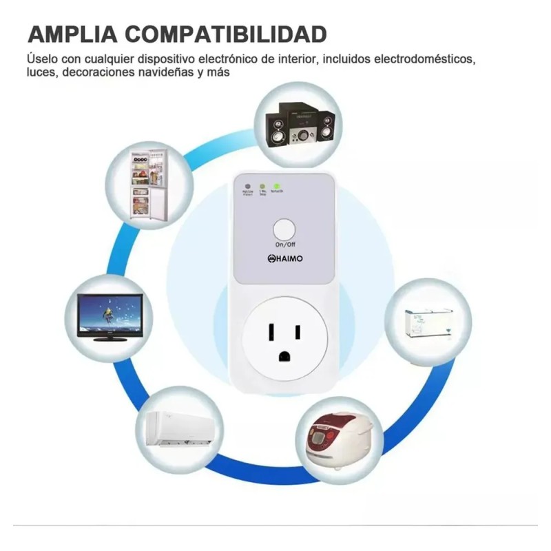 Protector de Voltaje Haimo 120V Para Refrigeradores, Lavadoras y Más