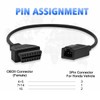 PARANNIC OBD1 to OBD2 Adapter Cable for Honda Vehicles OBD2