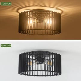Zlepmlla Modern Black Flush Mount Ceiling Light Fixture, ​Farmhouse Light Fixture for Kitchen Island Entryway Porch Foyer Dining Room < Bulb NOT Included >