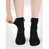 Fourluoo 6 Pairs Womens Socks Casual Ruffle Ankle Socks Lace