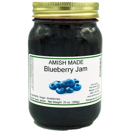 Amish Blueberry Jam - Two 18 Oz Jars
