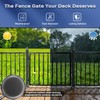 Avalution Deck Fence Gate Outdoor,32" H x 48" W, Metal