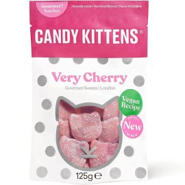 FIAHNG Candy Kittens Vegan Cherry Mango Gummy Sweets 4.4oz Plant Based Treats