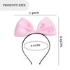 Big Pink Hair Bow Headband for Women Girls Bow Hair