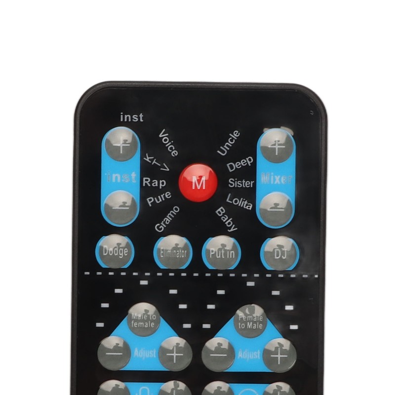 Handheld Voice Changer ABS Portable Multifunctional Sound Disguiser with 8