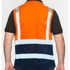 PB TECH Hi Vis Zipper Front High Visibility Reflective Vest