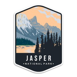 Jasper Canada National Park Sticker Decal Notebook Car Laptop 4"x5.5" (Color)