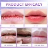 2Pcs Lip Plumper + Hydrator Lip Balm, High-Shine Moisturizer for