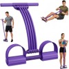 Genérico Multifunction Elastic Yoga Resistance Band with Handle,Pedal Resistance Band