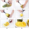 TECHTONGDA Pineapple Corer Slicer Handheld Cylindrical Stainless Steel Kitchen Tool