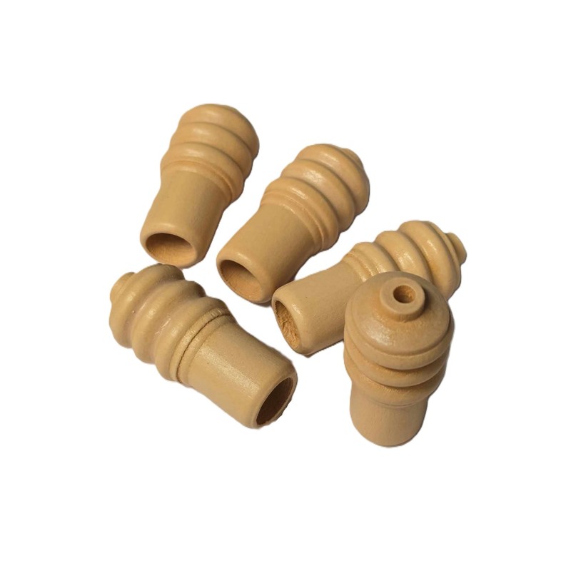 5 Wooden Roman Blind Acorns - Boxwood Classic Cord Pulls