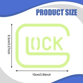 PACLVIO Safe Action Gun Car Sticker Decal, Pistol Perfection Vinyl Decal, Universal Waterproof Bumper Sticker for Car, Truck, Bottle, Fridge, Mailbox, Laptop, Locker, Military Veteran (4.5" x 3.8"