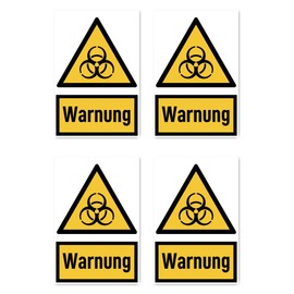 W009 W009 DIN EN ISO 7010 / ASR A1.3 Sticker 150 x 100 mm Pack of 4